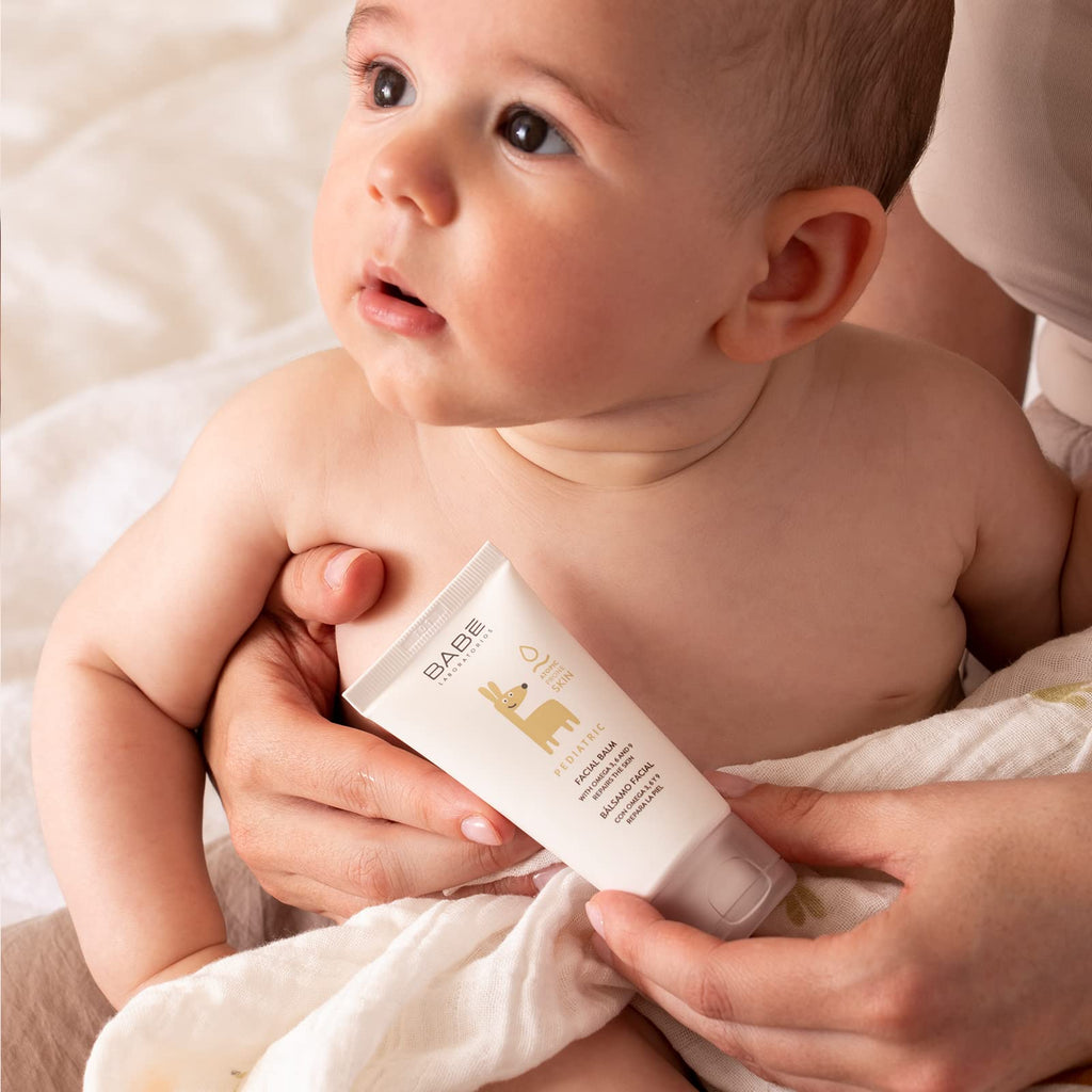 Babe Baby Facial Balm 50ml - Soothing Atopic Skin Care for Infants with Omega Fatty Acids