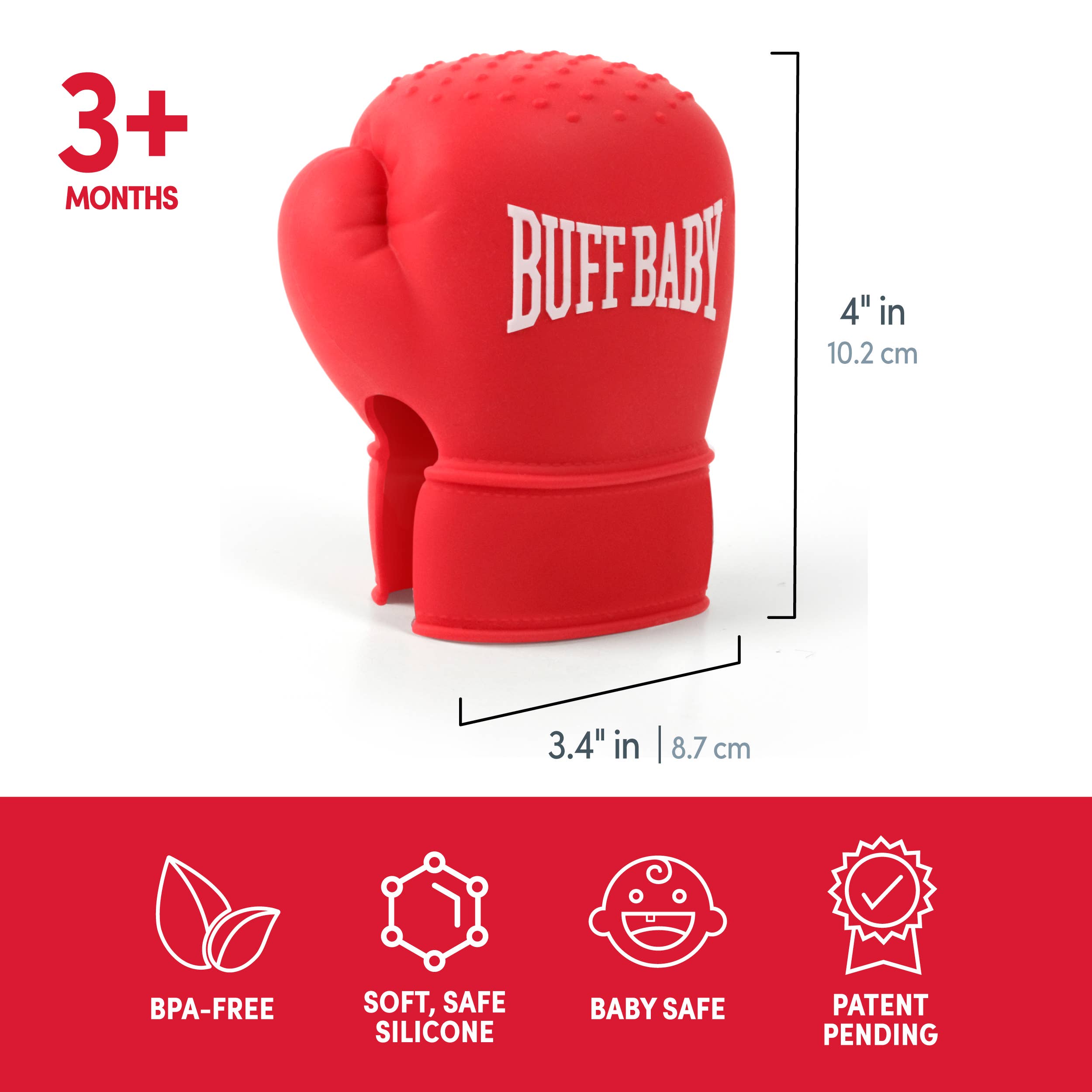 Buff Baby - Boxing Glove Teething Mitt