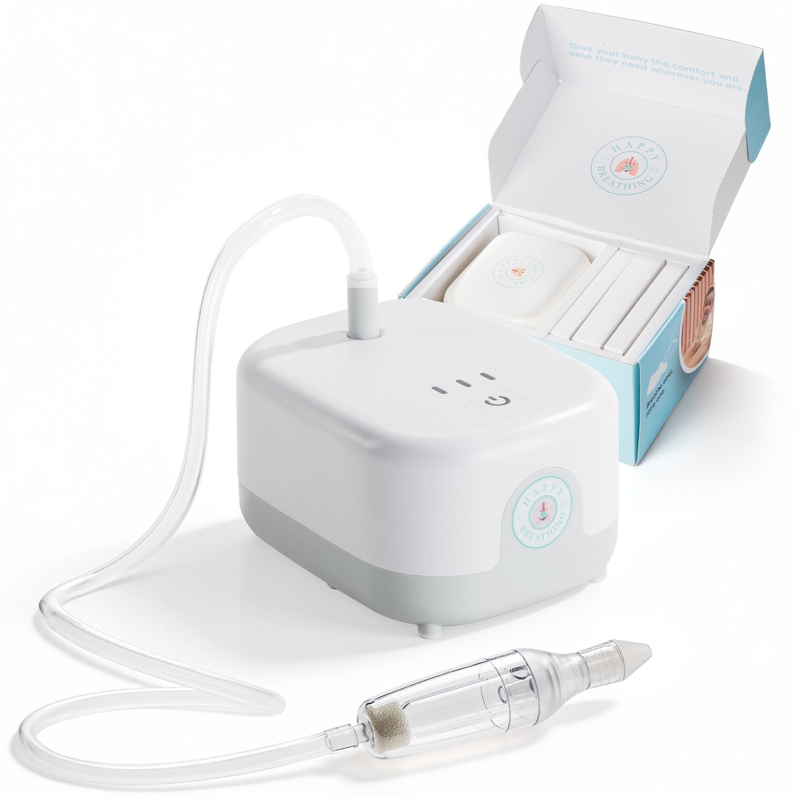 Hospital-Grade Baby Nasal Aspirator |  Happy Breathing